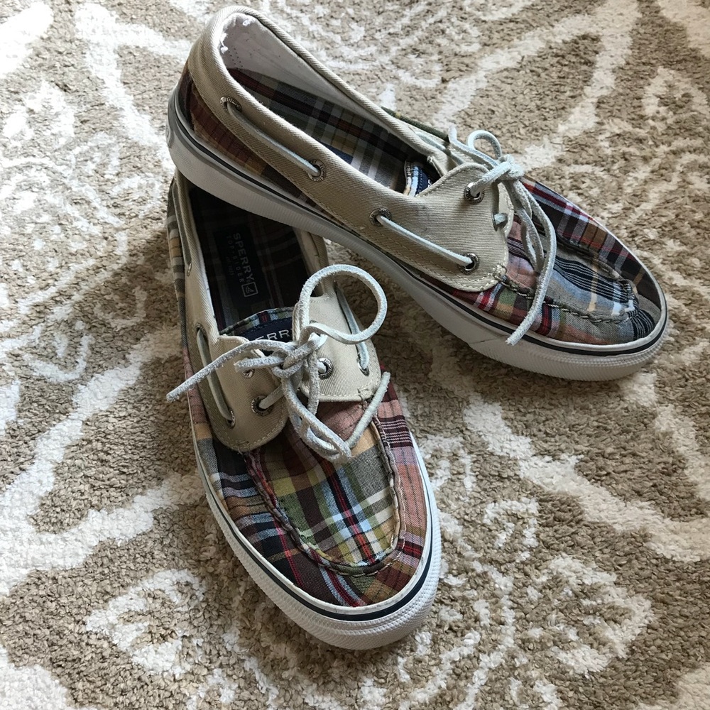 🌟HP🌟Men’s Sperry Top-Sider Plaid Boat Shoes